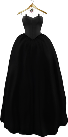 PEQE - Rough Princess Gown_Black
