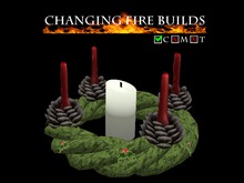 AP - Advent Wreath v2B Red