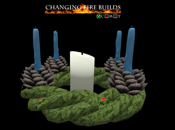 AP - Advent Wreath v3B Blue