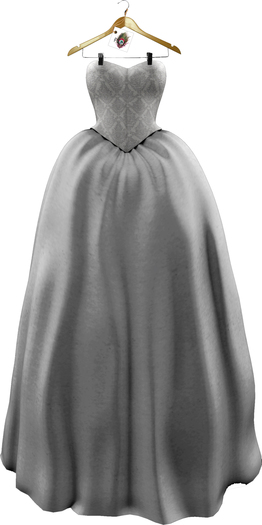 PEQE - Rough Princess Gown_White