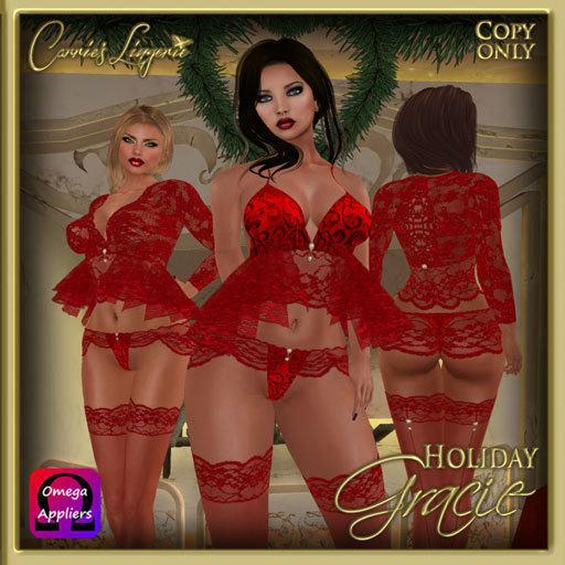 CB~Holiday Gracie Red