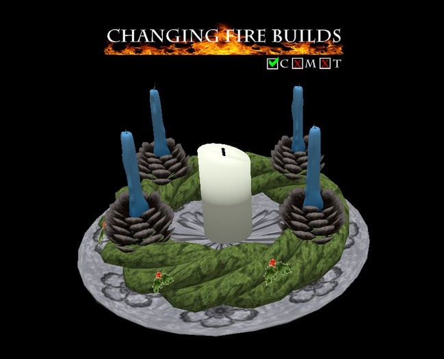 AP - Advent Wreath v3C Blue