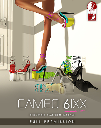 ::Cameo 6ixx:: Geometric Platforms (Full Perm Slink Medium Feet Add-On)