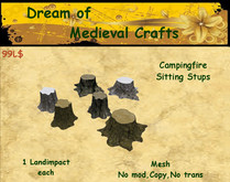 ((*DMC*)) Campfire Sitting Stumps