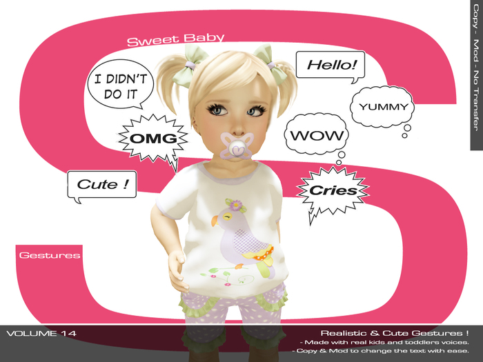 Sweet Baby - Baby & Kids Gestures - Volume 14