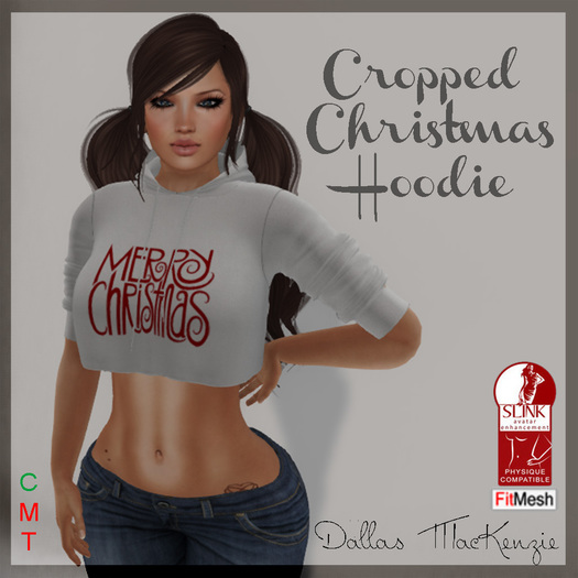 .::DM::. Roll Tide Cropped Hoodie