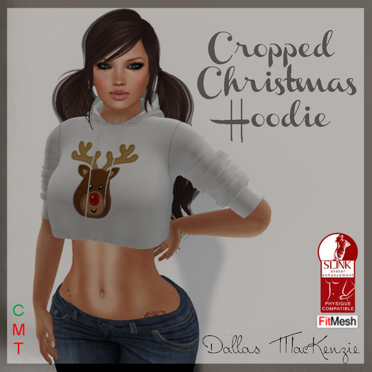 .::DM::. Roll Tide Cropped Hoodie