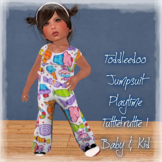 TODDLEEDOO JUMPSUIT TUTTIE FRUTTIE{ BABY & KID}
