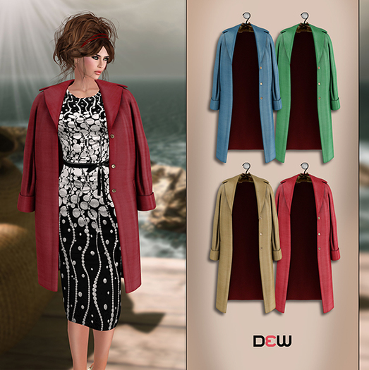 "DEW" Overshoulder coat fatpack