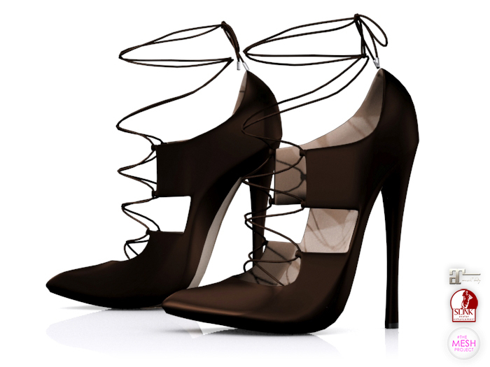 Garbaggio // LaceUp Pumps - Cocoa