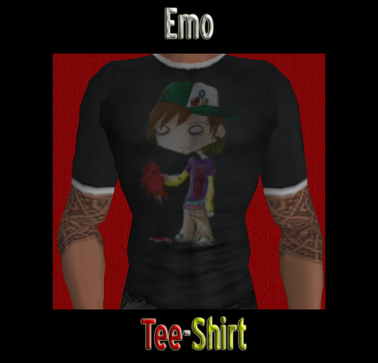 Male T-shirt Emo