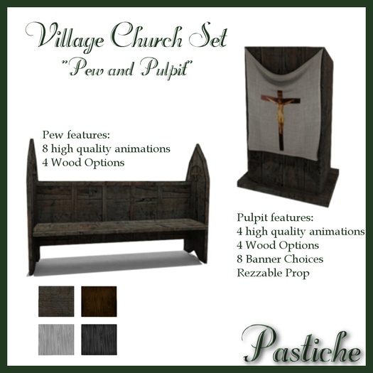 *Pastiche* Village Church Set [BOXED]