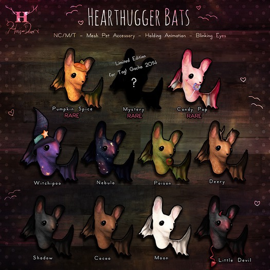 +Half-Deer+ Hearthugger Bat - Candy Pop Rare