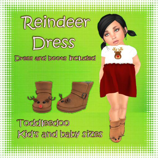 Reindeer Dress Boxed