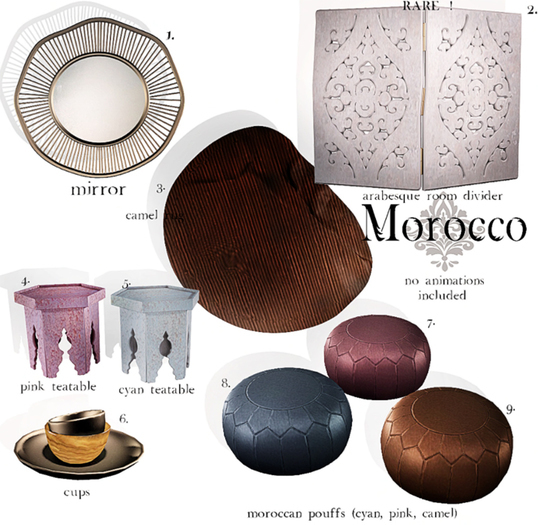 7. GA - Moroccan Pouff Pink