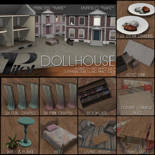 PILOT -  Dollhouse Bookshelf