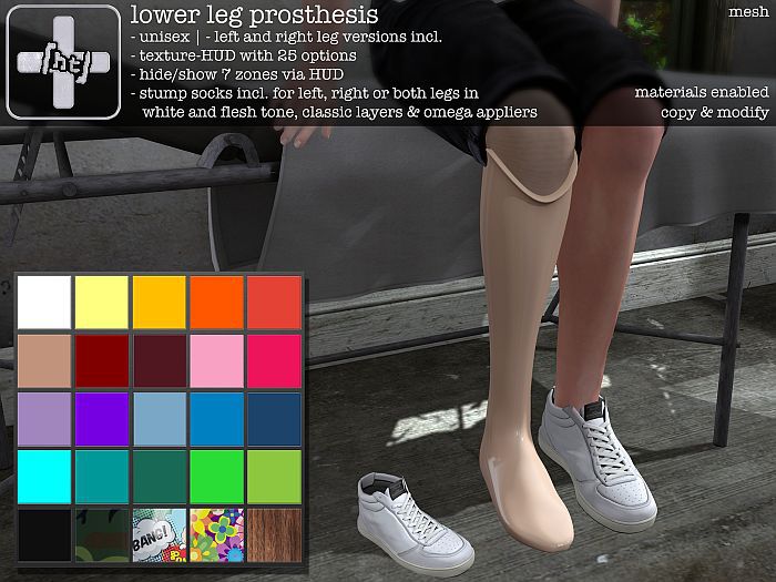 [ht+] lower leg prosthesis