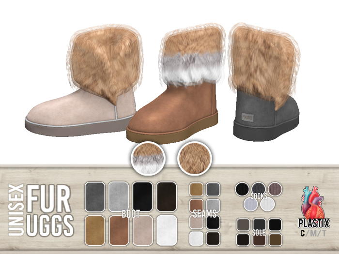 PLASTIX - Fur Uggs (Golden)