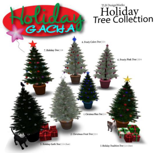 (TLB) Holiday Goth Tree ( 5/7)  Rare