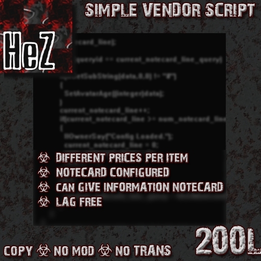 [HeZ] Simple Vendor Script Box 1.0