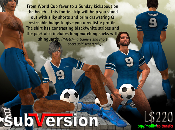 .~subVersion~. FOOTBALL KIT BLUE