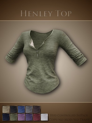 [ZEUS] HENLEY SHIRT