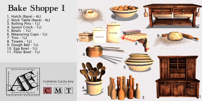 *AF* Bake Shoppe Rolling Pins