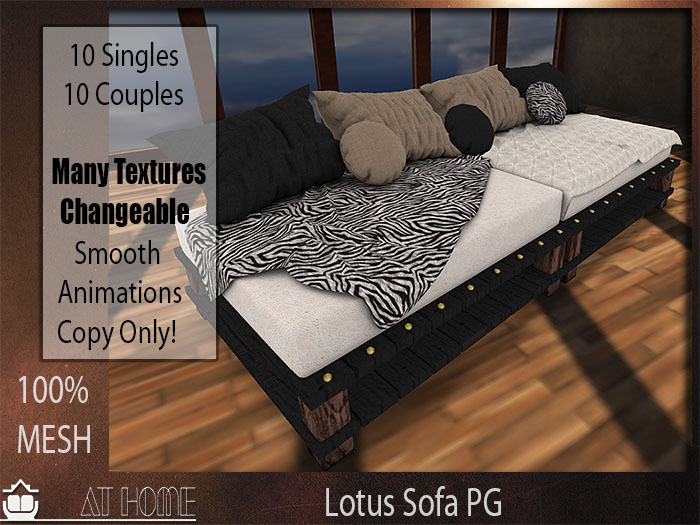 :AH:D: Lotus Sofa  [Owner] [PG]