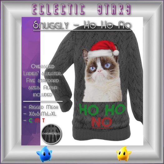 Eclectic Stars - Snuggly - Ho Ho No (boxed)