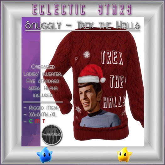 Eclectic Stars - Snuggly - Trek the Halls (boxed)