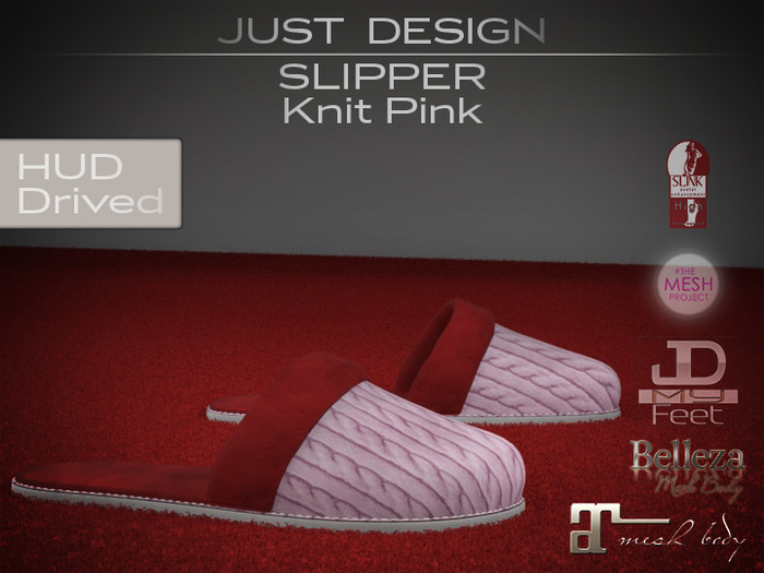 JD - Slipper Knit Pink