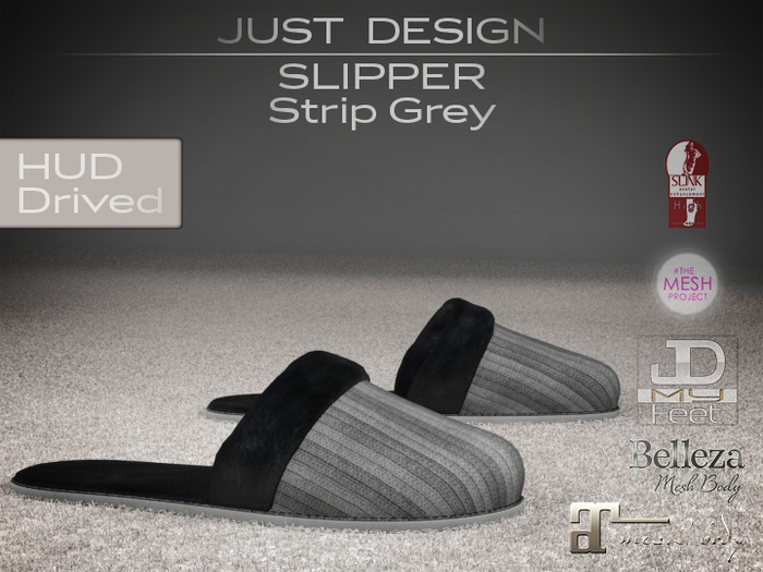JD - Slipper Strip Grey