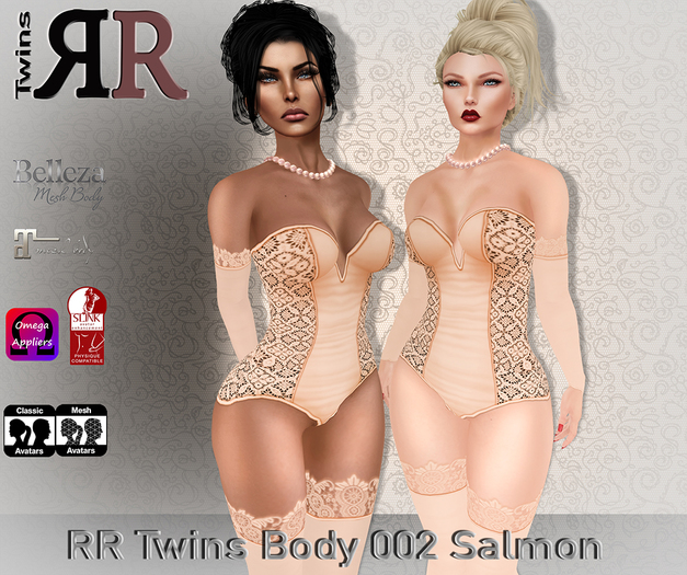 ::: RR Twins ::: Body 002 Salmon