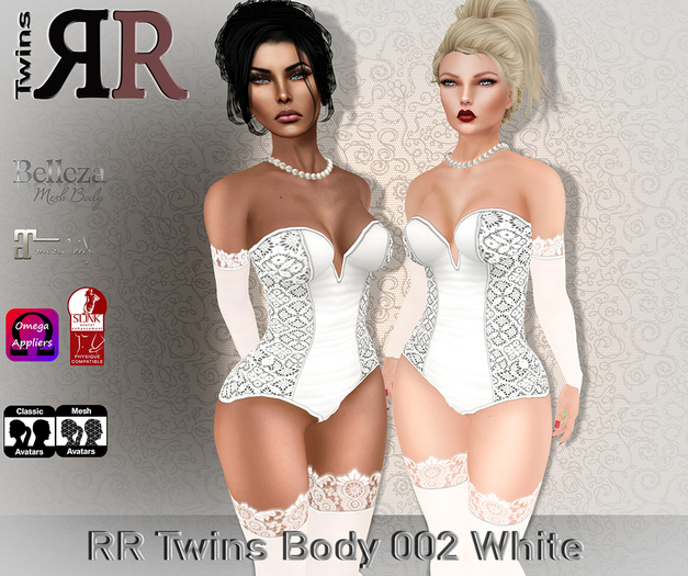 ::: RR Twins ::: Body 002 White