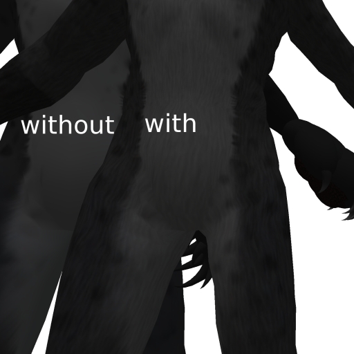Fur Skin effectlayer (tattoo layer or underwear) [Updated!]