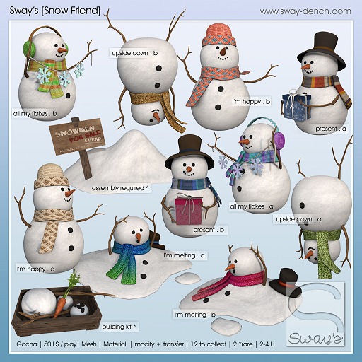 Sway's [Snow Friend] Assembly required RARE