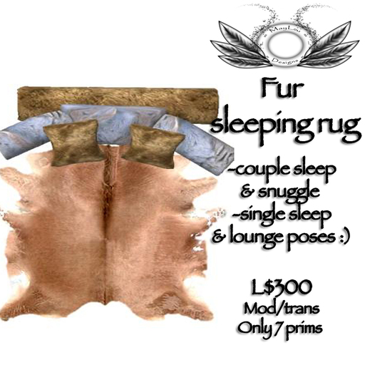 Fur sleeping rug