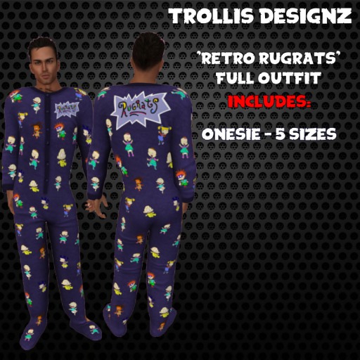 Trollis - Mens Onesie - RugRatz  SW