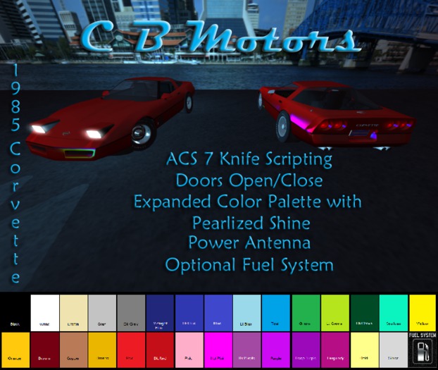 CBM 1985 Corvette