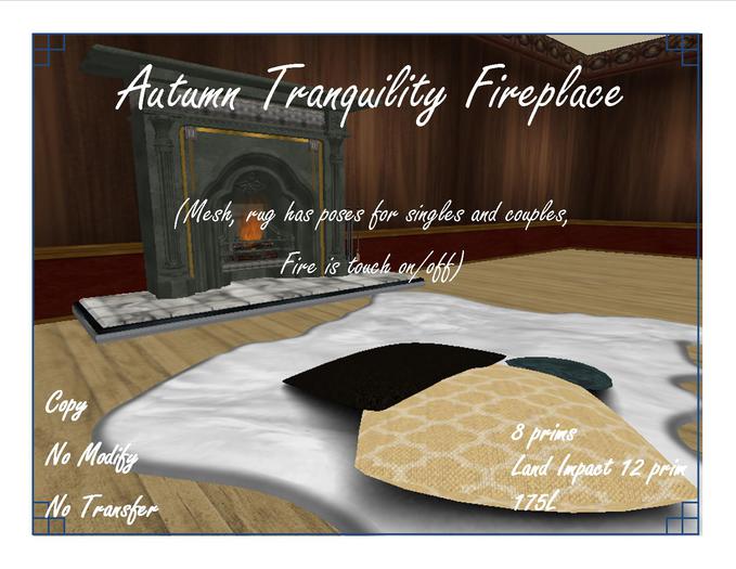 Autumn Tranquilty Fireplace