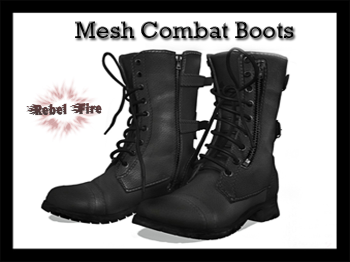 *Rebel Fire* Combat Boots
