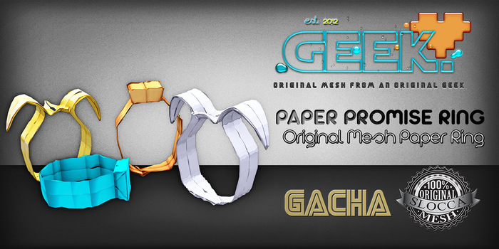 [geek.] Promise Ring RARE -White-