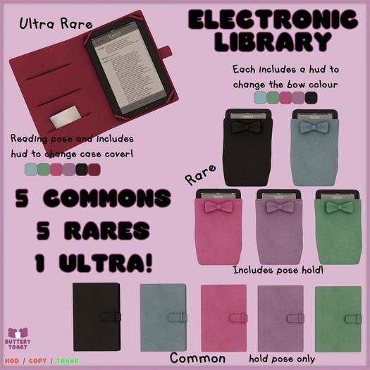 -Buttery Toast- Electronic Library -Bow tie - Teal RARE