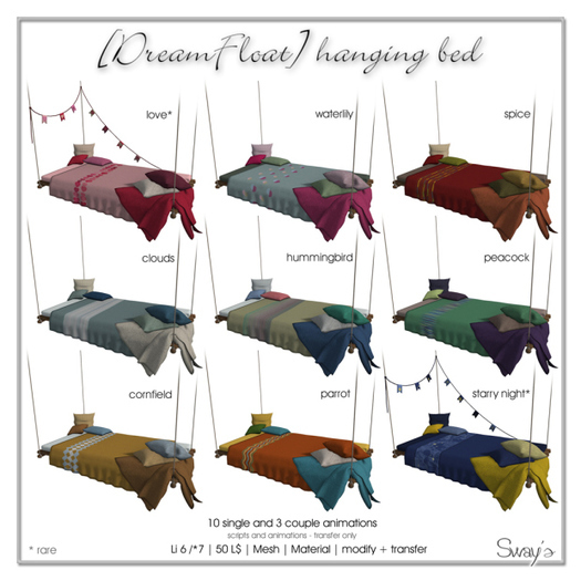 Sway's [DreamFloat] hanging bed . love /Box Rare