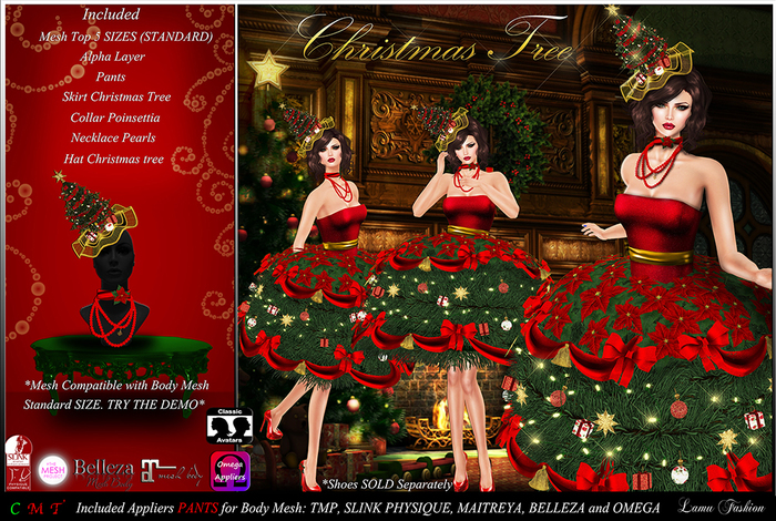 -Lamu Fashion-Dress *Christmas Tree* DEMO