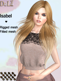 =DeLa*= Mesh Hair "Isabel" Light Browns