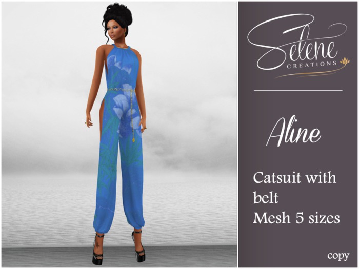 [Selene Creations] Aline Ramage Marine catsuit