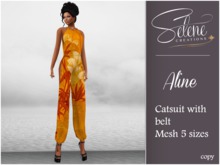 [Selene Creations] Aline Ramage Orange catsuit
