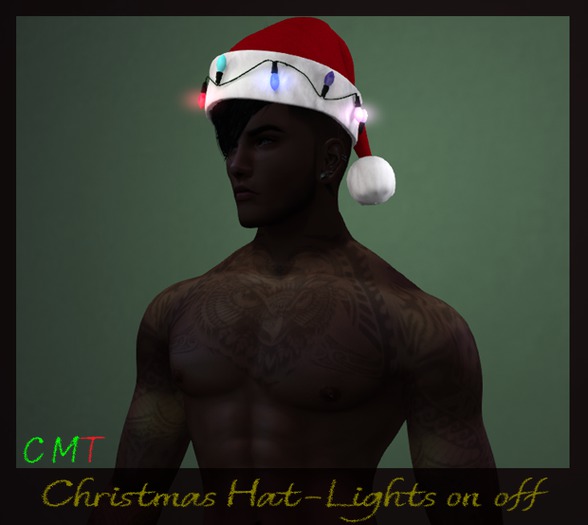 Sinsations_ChristmasHat w/t Lights (BOXED)