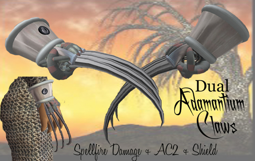 Adamantium  Battle Claws w/AC2 and Shield- SPellfire -BOXED